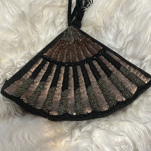 Chic Beaded Fan Clutch by Chico’s - Picture 5 of 11